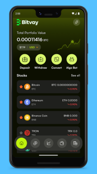 Bitvay Crypto Exchange App Free Download Latest Version v1.0.0 screenshot 2