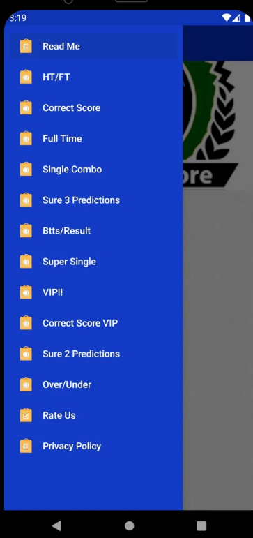 Correct Score Predictions App Free Download