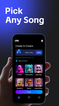 AI Cover Music Song & Voice Mod Apk Premium Unlocked v1.0.2 screenshot 1