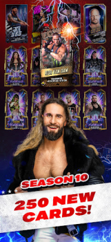 WWE SuperCard mod apk (unlimited credits season 10) latest version v4.5.0.9814399 screenshot 1