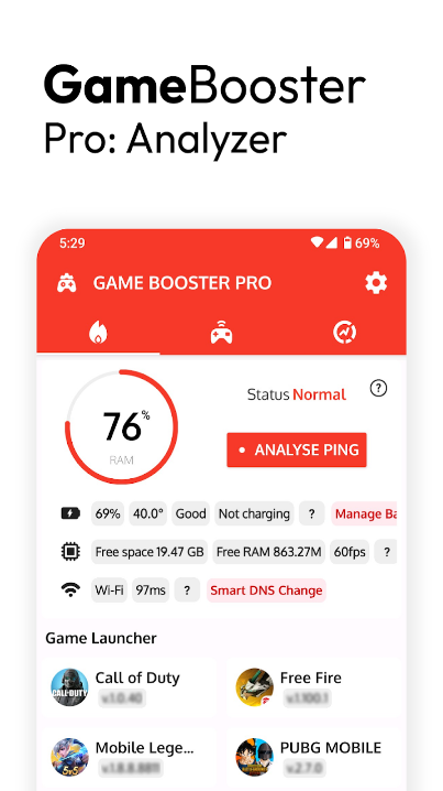 Game Booster Pro Turbo Mode Mod Apk 3.5rv Free DownloadͼƬ1