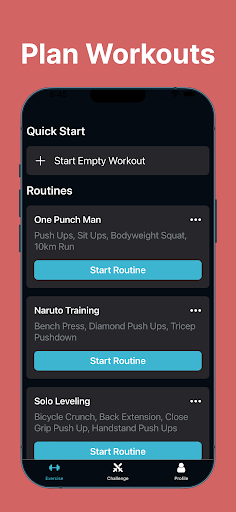 PRLeveling Anime Gym Tracker App Download for Android