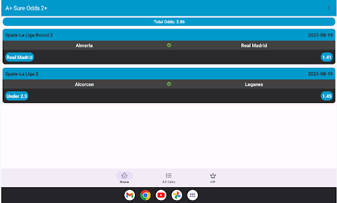 Sure Odds 2+ Mega Safe Betting App for Android Download  v2.0.0.6 screenshot 2