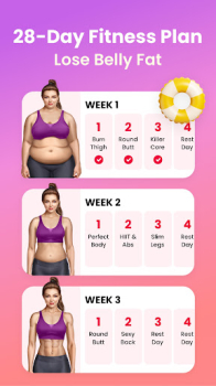 JustFit Lazy Workout mod apk 1.4.9 premium unlocked latest version v1.4.9 screenshot 1