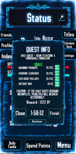 Level UP Fitness Mod Apk Premium Unlocked