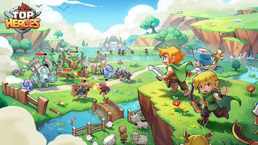 Top Heroes Mod Menu Apk 1.20.4 Unlimited Money and Diamonds