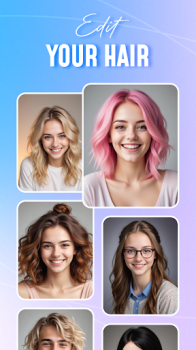 Hair color & style changer app download latest version v1 screenshot 1