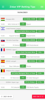 Zidane VIP Betting Tips Analyz apk free download latest version v1.1.1 screenshot 2