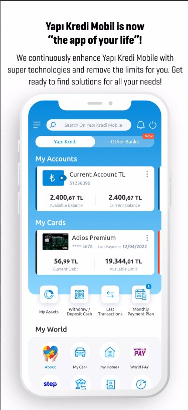 Yapı Kredi Mobile App for Android DownloadͼƬ1