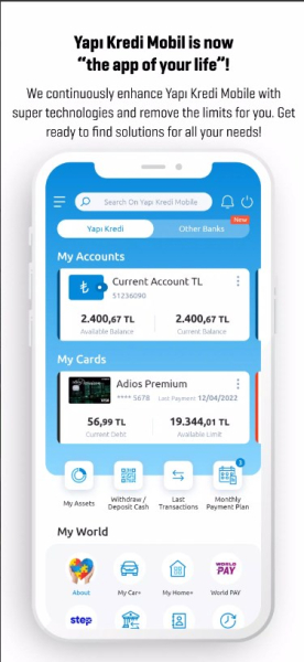 Yapı Kredi Mobile App for Android Download