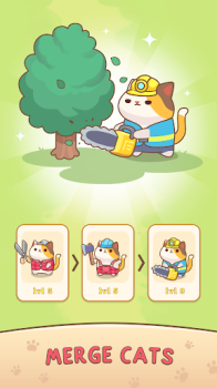 Farmer Cat Idle Merger Tycoon Apk Download for Android v0.5.0 screenshot 1