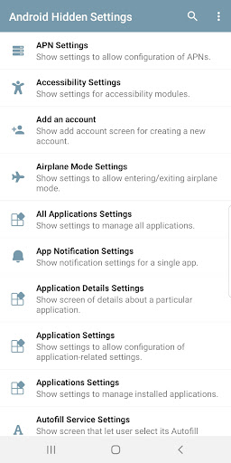 Android Hidden Settings mod apk frp download latest version