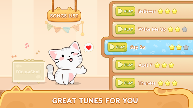 Cat Dash Cute Cat Music Game mod apk Unlimited coins v1.0.60 screenshot 3