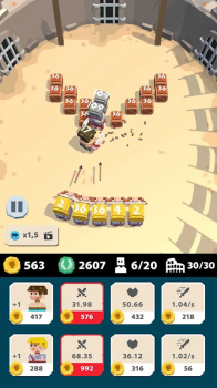 Clash Arena Army Idle Clicker mod apk Unlimited Money v0.1.20 screenshot 1
