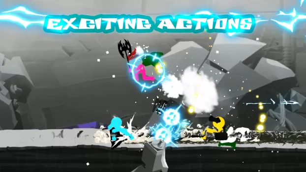 Stickman The Flash MOD APK (Unlocked, Free purchase, Invincible) v1.77.12 screenshot 1