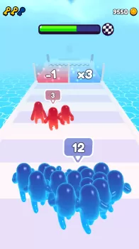 Join Blob Clash 3D: Mob Runner MOD APK (Remove ads, Unlocked, Free purchase) v0.3.56 screenshot 3