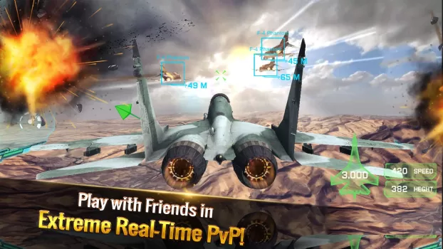 Ace Fighter: Modern Air Combat MOD APK (Remove ads, Unlimited money, Mod speed) v2.720 screenshot 1