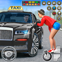 City Taxi Simulator Taxi games MOD APK (Unlimited money)