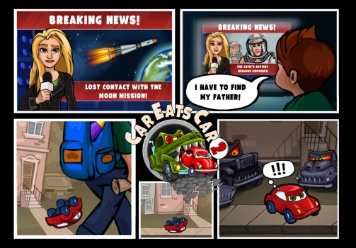 Car Eats Car 2 - Racing Game MOD APK (Unlimited money, Free Craft) v2.1 screenshot 4