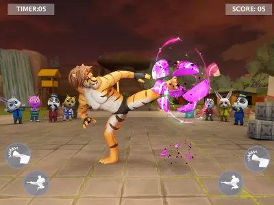 Kung Fu Animal: Fighting Games MOD APK (Remove ads, Mod speed) v1.9.9 screenshot 12