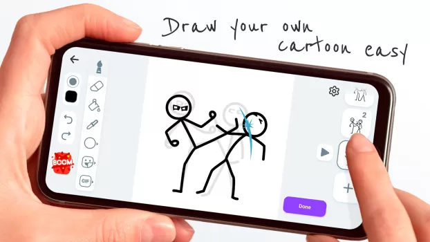 Stickman: draw animation maker MOD APK (Unlocked, Premium) v5.3.5s screenshot 1