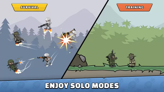 Mini Militia - War.io MOD APK (Unlimited money) v5.6.0 screenshot 6