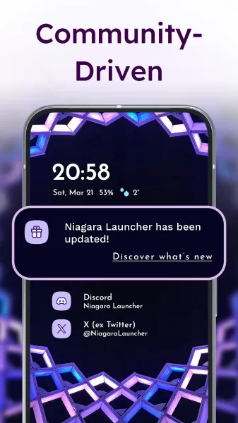 Niagara Launcher ‧ Home Screen
