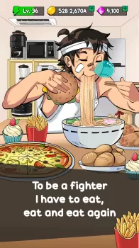 Food Fighter Clicker Games MOD APK (Remove ads, Unlimited money, Mod Menu, Mod speed) v1.16.4 screenshot 1