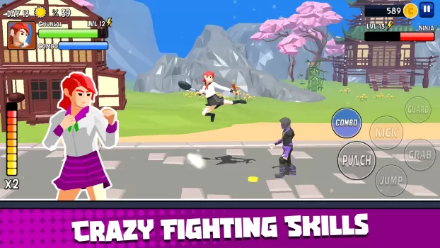 City Fighter vs Street Gang MOD APK (Remove ads, Unlimited money, Mod Menu, Weak enemy) v3.4.1 screenshot 27