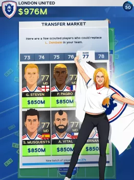 Idle Eleven - Soccer tycoon MOD APK (Unlimited money, Mod Menu, Unlimited) v1.36.3 screenshot 12