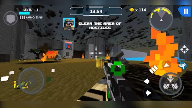 Cube Wars Battle Survival MOD APK (Remove ads, God Mode, Weak enemy, Invincible) v1.80 screenshot 23