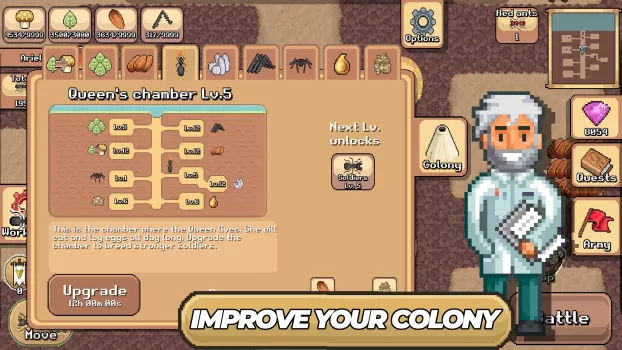 Pocket Ants: Colony Simulator MOD APK (Remove ads) v0.0981 screenshot 17