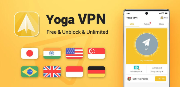 Yoga VPN - Free Unlimited & Secure Proxy & Unblock