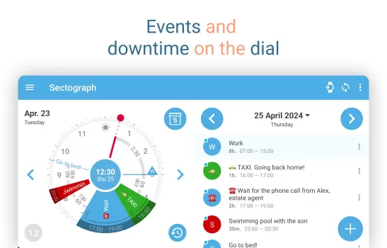 Sectograph. Day & Time planner MOD APK (Unlocked, Pro) v5.29 screenshot 9