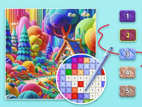 Cross Stitch: Color by Number MOD APK (Unlimited money, Unlocked, Full) v2.6.6 screenshot 11