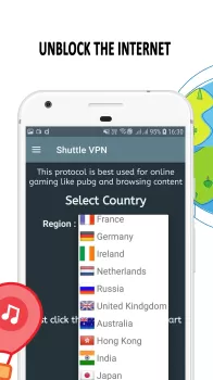 VPN Shuttle: Fast & Secure VPN MOD APK (Unlocked, Pro) v2.98 screenshot 4