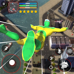Super Rope Hero: Crime City MOD APK (Unlimited money)