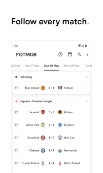 FotMob - Soccer Live Scores MOD APK (Unlocked, Pro) v196.11963.20240904 screenshot 1