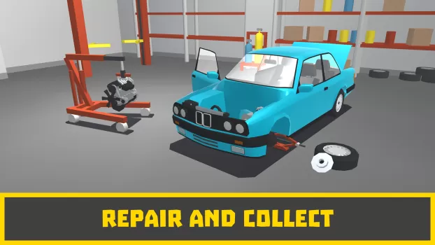 Retro Garage - Car Mechanic MOD APK (Unlimited money) v2.18.0 screenshot 1