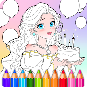 Princess Game Fantasy Coloring MOD APK (Mod speed)