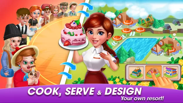 Cooking World MOD APK (Remove ads, Mod speed) v3.4.0 screenshot 1