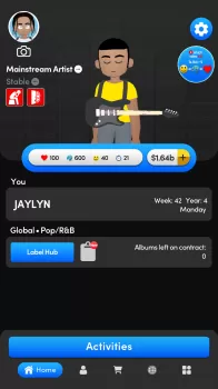 Music Wars: Rockstar & Rap Sim MOD APK (Unlimited money, Mod Menu) v1.1.6 screenshot 2
