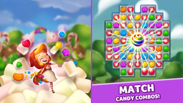 Lollipop & Marshmallow Match3 MOD APK (Remove ads) v25.0117.00 screenshot 23