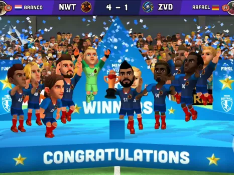 Mini Football - Soccer Games MOD APK (Remove ads, Endless, Weak enemy, Mod speed) v3.3.0 screenshot 21