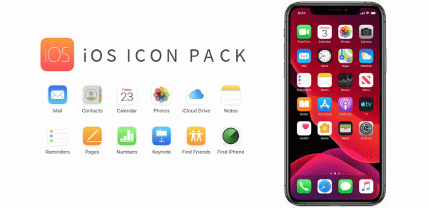 iOS Icon Pack: Icons & Walls