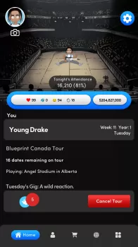 Music Wars: Rockstar & Rap Sim MOD APK (Unlimited money, Mod Menu) v1.1.6 screenshot 1
