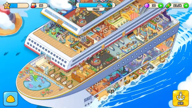 My Cruise: Idle ship Tycoon MOD APK (Unlimited money, Free purchase, Mod speed) v1.6.2 screenshot 8