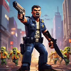 Pixel City War: Fly Shooter MOD APK (God Mode, Weak enemy)