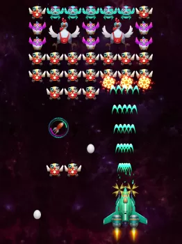 Galaxy Attack: Chicken Shooter MOD APK (Remove ads, Unlimited money) v31.2 screenshot 18