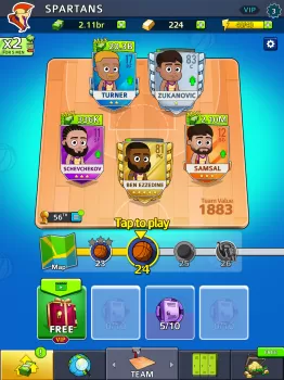 Idle Five Basketball tycoon MOD APK (Unlimited money, Free purchase, Mod speed) v1.40.1 screenshot 9